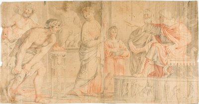 Potępienie świętej Cecylii autorstwa Domenichino