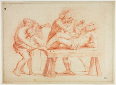 Biczowanie św. Andrzeja autorstwa Domenichino