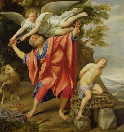 Ofiara Izaaka autorstwa Domenichino