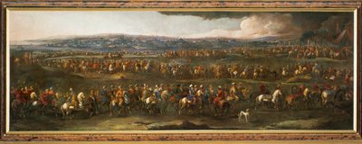 Turcy przed Konstantynopolem (obraz na płótnie) autorstwa Domenico (1612-75) Gargiulo