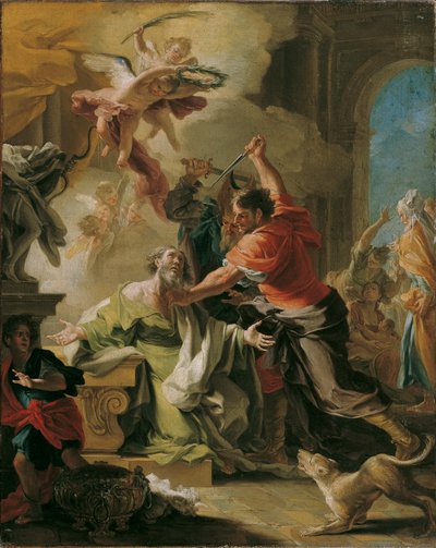 Męczeństwo św. Prokopa autorstwa Domenico Antonio Vaccaro