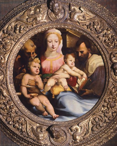 Święta Rodzina — Domenico Beccafumi (1486-1551) autorstwa Domenico Beccafumi
