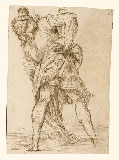 Święty Krzysztof autorstwa Domenico Campagnola
