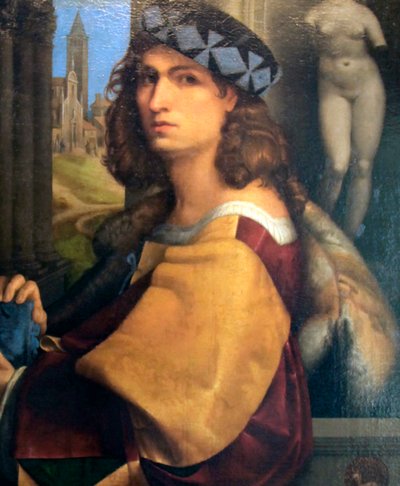 „Portret mężczyzny, autoportret”, 1512 autorstwa Domenico Capriolo