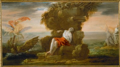 Andromeda i Perseusz (drewno topoli) autorstwa Domenico Fetti