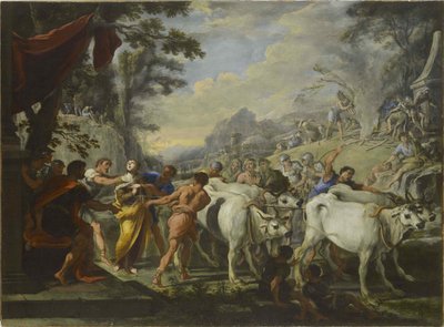 Męczeństwo św. Łucji, lata 1640-1650. autorstwa Domenico Gargiulo