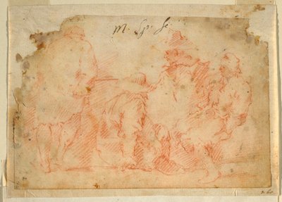 Cztery postacie autorstwa Domenico Gargiulo, called Micco Spadaro