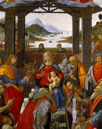 Adoracja Trzech Króli autorstwa Domenico Ghirlandaio