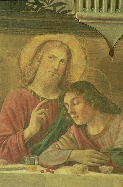 Głowa Chrystusa, z Ostatniej Wieczerzy, 1480 autorstwa Domenico Ghirlandaio