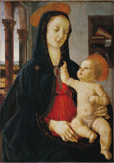 Madonna z Dzieciątkiem ... autorstwa Domenico Ghirlandaio