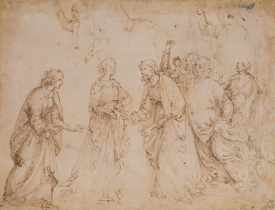 Małżeństwo Dziewicy autorstwa Domenico Ghirlandaio