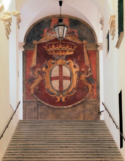 Ramiona Republiki Genui (Fresco autorstwa Domenico Il Sarzana Fiasella