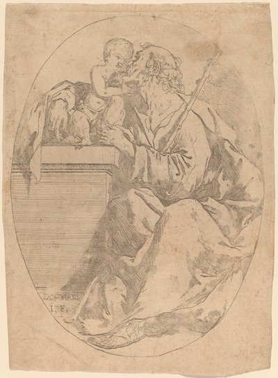 Święty Józef i Dzieciątko Jezus autorstwa Domenico Maria Viani