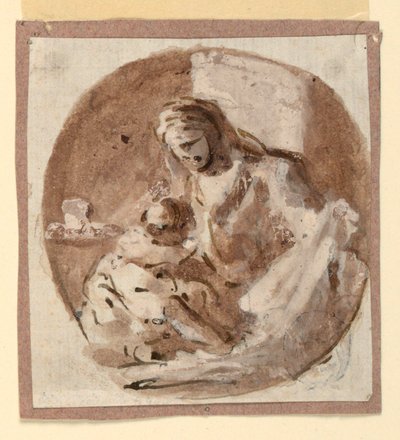 Madonna z Dzieciątkiem autorstwa Domenico Mondo