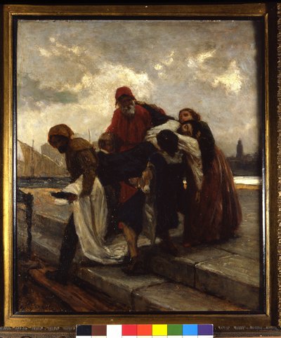 I Due Foscari, obraz Domenico Morelli (1826 - 1901). autorstwa Domenico Morelli