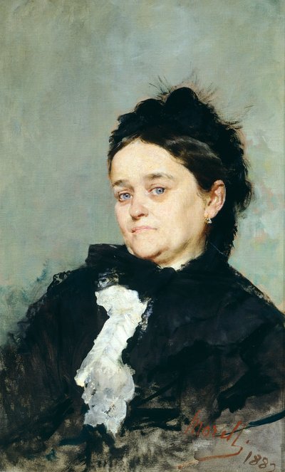 Portret Virginii Villari, autorstwa Domenico Morelli autorstwa Domenico Morelli
