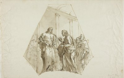 Wątpiący Tomasz (Spandrel Design) autorstwa Domenico Pozzi