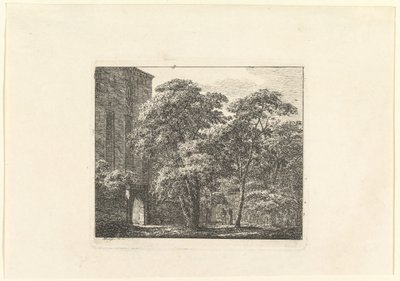 Architektura gotycka w krajobrazie, ca. 1807. autorstwa Domenico Quaglio II