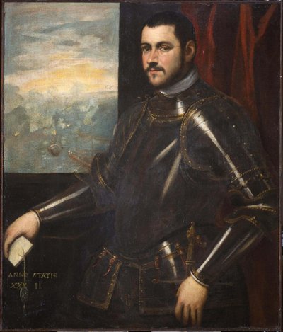 Portret admirała weneckiego, XVI wiek. autorstwa Domenico, Tintoretto