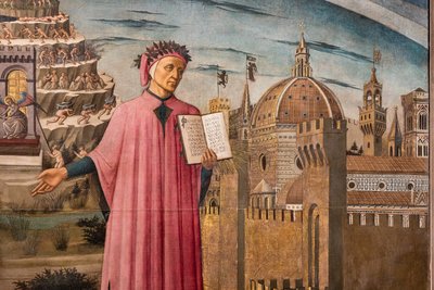 Boska komedia Dantego Alighieri autorstwa Domenico di Michelino