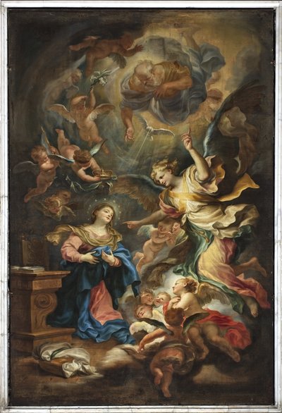 zwiastowanie autorstwa Domenico the Elder Piola