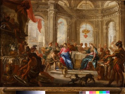 Wesele w Kanie autorstwa Domenico the Elder Piola