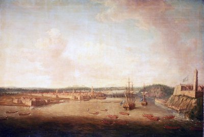 Wojna siedmioletnia (1756-1763): zdobycie Hawany (Kuba), zdobycie miasta, 14 sierpnia autorstwa Dominic Serres