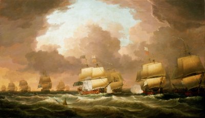 Bitwa nad zatoką Quiberon, 20 listopada 1759 r. autorstwa Dominic Serres