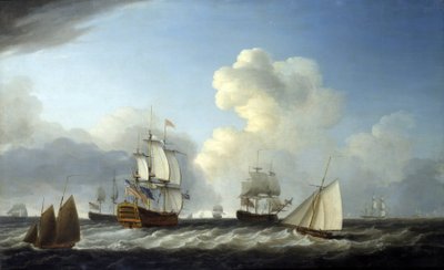 Okrętem drugiej klasy brytyjskiej Royal Navy, posiadającym 98 dział, był "Saint George", któremu towarzyszyły inne okręty autorstwa Dominic Serres