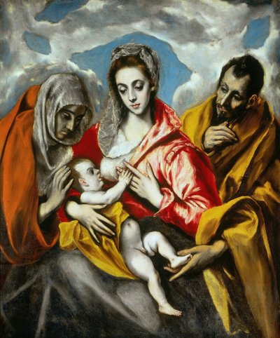 Święta Rodzina, 1595. autorstwa Dominico El Greco