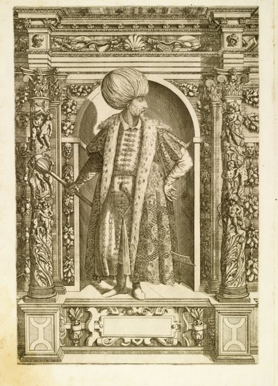 Sułtan Sulejman I Wspaniały, 1601 autorstwa Dominicus or Custodis Custos