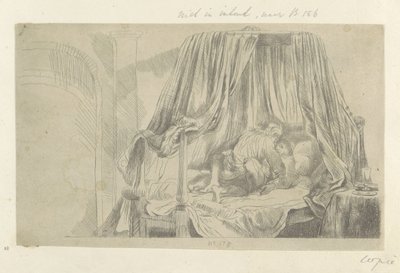 Ledikant Kolekcja osiemdziesięciu pięciu oryginalnych grafik (tytuł serii) autorstwa Dominique Vivant Denon (baron) (attributed to)