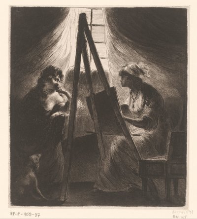 Elisabeth Vigée-Le Brun w roli kobiety autorstwa Dominique Vivant Denon (baron)