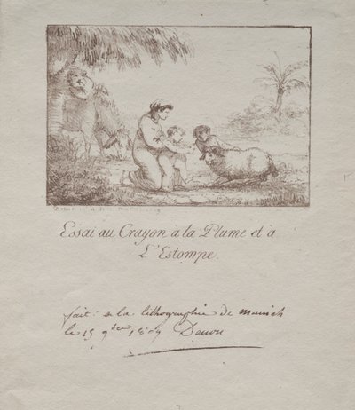 Święta Rodzina w ucieczce do Egiptu, 1809. autorstwa Dominique Vivant Denon