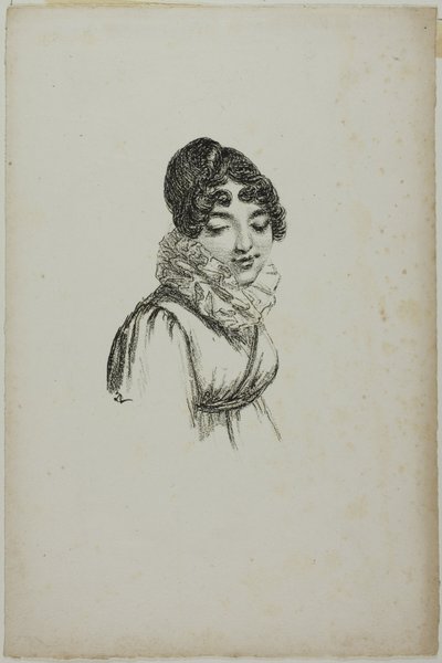 Portret młodej kobiety autorstwa Dominique Vivant Denon