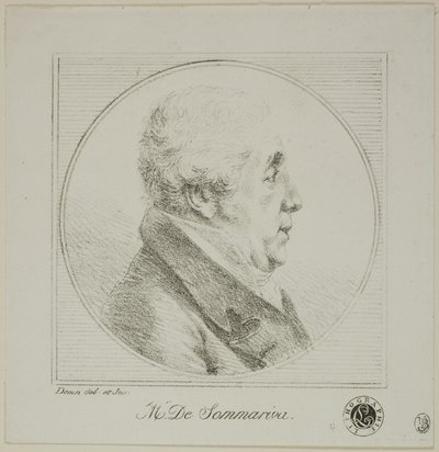 Portret profilowy Monsieur de Sommariva autorstwa Dominique Vivant Denon