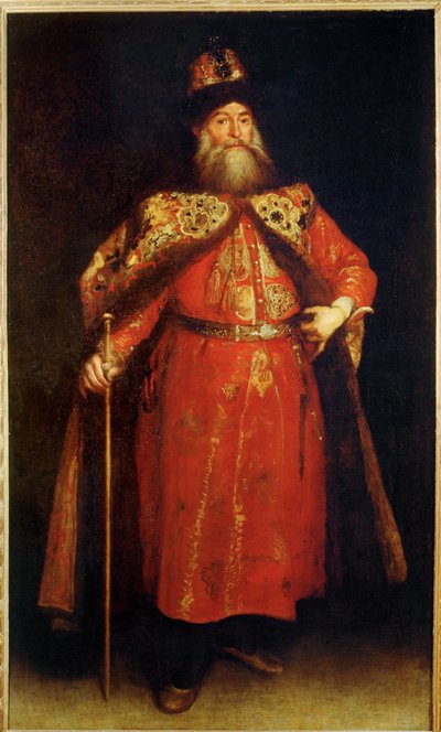 Rosyjski ambasador Piotr Iwanowicz Potemkin (obraz na płótnie) autorstwa Don Juan Carreno de Miranda