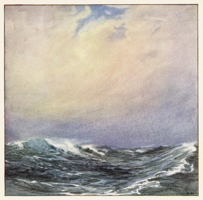 Rudyard Kipling: Morze i wzgórza (kolorowa litografia) autorstwa Donald (after) Maxwell