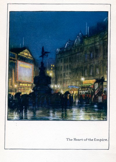 The Heart of the Empire, z „Nowych świateł Londynu”, wydana w 1926 r. autorstwa Donald Maxwell