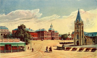 „Plac Kościelny, Pretoria”, 1902. autorstwa Donald McCracken