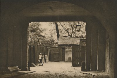 Archways Under The Adelphi: Little Robert Street, nazwana na cześć jednego z braci Adama, c1935. autorstwa Donald McLeish