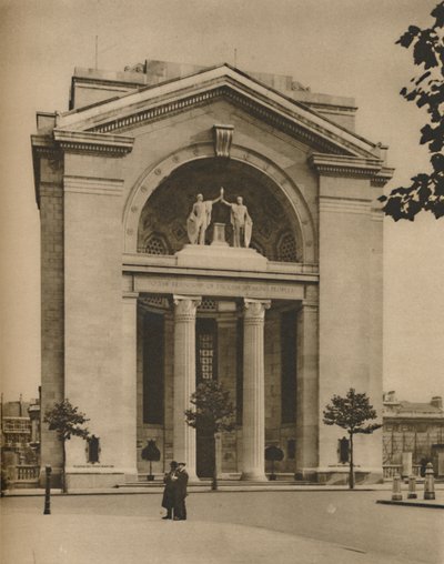Bush House, amerykański dodatek do powojennego Londynu, c1935. autorstwa Donald McLeish