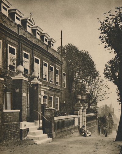 Cromwell House na Highgate Hill, rezydencja z XVII wieku, c1935. autorstwa Donald McLeish
