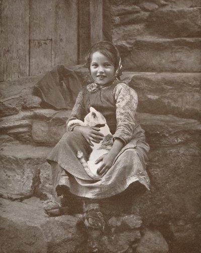 Dwóch małych szwajcarskich wieśniaków w Hospenthal, 1916 autorstwa Donald McLeish
