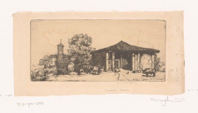 Toskańska Farma Farma Toskanii (tytuł na obiekcie) autorstwa Donald Shaw MacLaughlan (signed by artist)