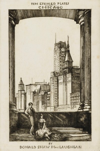 Chicago, frontispis autorstwa Donald Shaw MacLaughlan