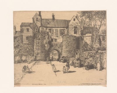 Z Porte Gayole w Boulogne-sur-Mer Brama Gayole, Boulogne-sur-Mer (tytuł na obiekcie) autorstwa Donald Shaw MacLaughlan