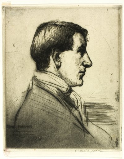 Sucha igła numer cztery: portret autorstwa Donald Shaw MacLaughlan