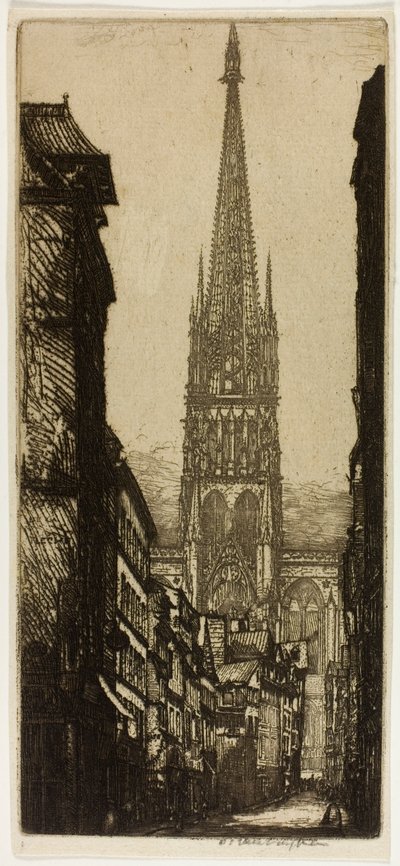 La Fleche, Rouen autorstwa Donald Shaw MacLaughlan