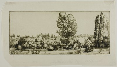 Krajobraz, Poigny autorstwa Donald Shaw MacLaughlan